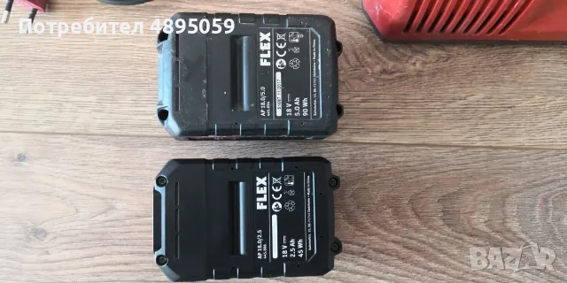 Aкумулаторни батерии Flex AP 18.0 V /5.0Ah ,2.5Ah, снимка 2 - Винтоверти - 55531729