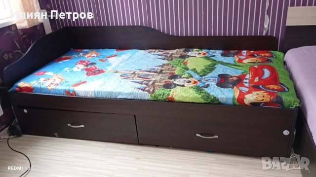 Единично легло , снимка 2 - Спални и легла - 54044783