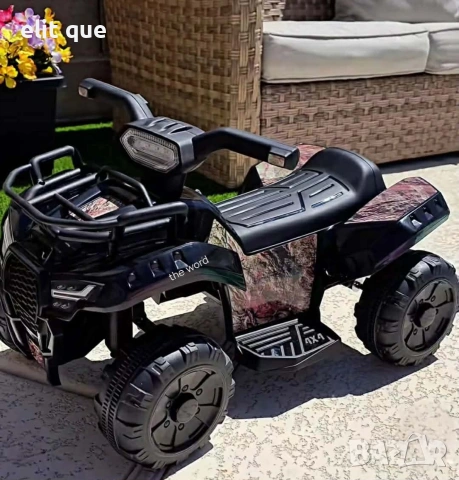 Детско акумулаторно ATV J320 6V – LED светлини, USB музика и офроуд приключения за деца 1.5–4 г, снимка 3 - Друга електроника - 55280080
