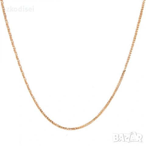 Златен синджир 2,32гр. 39,0см. 14кр. проба:585 модел:37727-5, снимка 2 - Колиета, медальони, синджири - 54121428