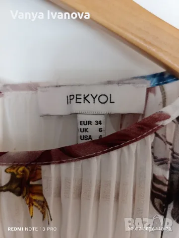 Ipekyol бяла рокля на цветя, снимка 5 - Рокли - 55346257