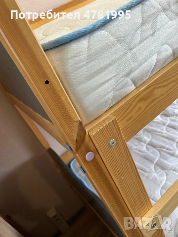 Двуетажно легло, снимка 3 - Мебели за детската стая - 54023460