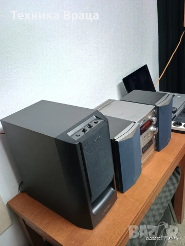 Аудио система AIWA + активен буфер SONY. Супер звук. Изпращам видео. , снимка 4 - Аудиосистеми - 54560567