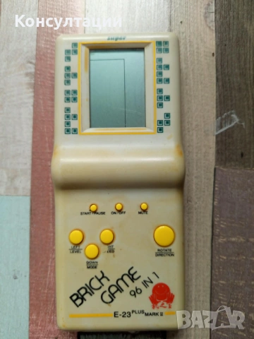 Оригинален ретро тетрис Brick Game 96 in 1 E-23 Plus Mark II от 90-те години напълно работещ