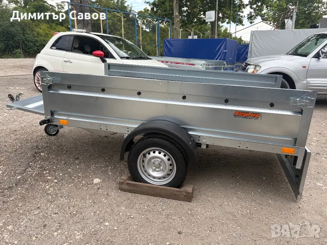 Туристическо, самосвално ремарке Neptun N7-236 PRR с РЕСЬОРИ И АМОРТИСЬОРИ до 750кg., снимка 8 - Ремаркета - 55396511