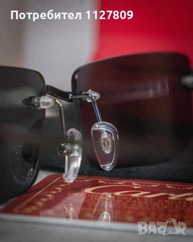 оригинални мъжки Cartier слънчеви очила пълен комплект , снимка 5 - Шапки - 54033101