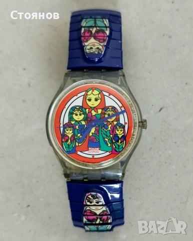 Швейцарски часовник Swatch "Матрьошка", снимка 2 - Други - 55271721