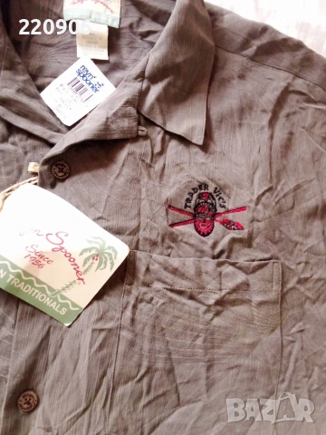 Reyn Spooner USA original Hawaiian Vintage коприна/памук, снимка 7 - Ризи - 54961270