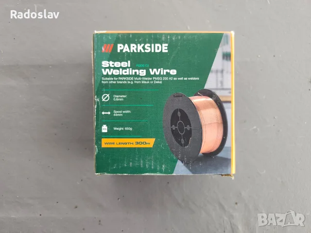 Чисто нова заваръчна тел за Телоподаващо Parkside