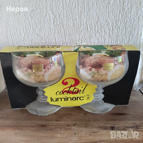 Коктейлни чаши стъклени