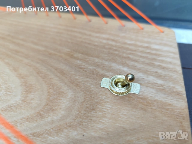 Настолна лампа от масивно дърво, снимка 3 - Настолни лампи - 54814981