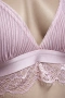 Комплект дамско бельо Hunkemöller – размер L, нежно розово с дантела, снимка 4