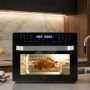 Многофункционален фритюрник с горещ въздух 30L - Мощна 2200W фурна с конвекция, 24 програми, снимка 12