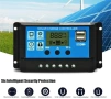 Соларен заряден контролер 20A PWM 12V/24V LCD, снимка 1