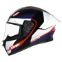 Мото каска за мотор SMK STELLAR SPORT FLIGHT Blue/Red 232.74 лв. / 119 €, снимка 5
