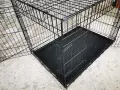 транспортна клетка метална сгъваема 91х62х67cm Ellie-Bo за куче, стационар, снимка 4