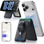 ESR Geo Magnetic Wallet Stand – Магнитен портфейл за телефон с Grip стойка и Find My функция, снимка 1
