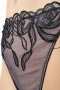 Hunkemöller дамско долнище L – черна дантела с флорален мотив, снимка 2