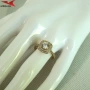 Пръстен с 14К златно покритие 224921, снимка 4