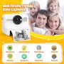 Детска камера за моментен печат  HiMont,1080P HD с 3 ролки хартия и 32GB карта, снимка 3
