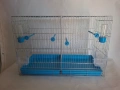 кафез/клетка с преграда,канар,папагал,птички,амадини, снимка 1