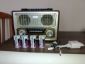 Ретро радио RRT 3B Bluetooth/FM/AM/SW + 4 нови акумулаторни D батерии USB-C, снимка 6