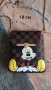Елегантна чанта за рамо с принт Мики Маус , Disney . , снимка 1