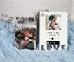 Персонализиран ключодържател Spotify двустранен MDF със снимка надпис, снимка 1