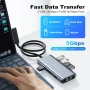 Docking Station SD962 за Microsoft Surface – 10 в 1, 4K HDMI, Ethernet, USB-C PD 100W, снимка 5