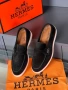 мокасини от естествен велур hermes , снимка 6