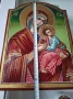 Икона Рисувана в/у дърво , снимка 3