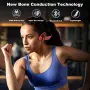 Слушалки за плуване Wantek с костна проводимост, безжични Bluetooth, 32GB, снимка 6