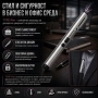 Електрошок зареждащ се USB самозащита кучегон дамски химикалка, снимка 2