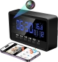 WiFi часовник със скрита камера – Full HD 1080P, Tuya Smart, нощно виждане и TF карта, снимка 1