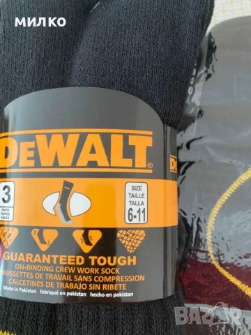 Работни чорапи DeWalt номер 39-46, снимка 3 - Други инструменти - 54500523