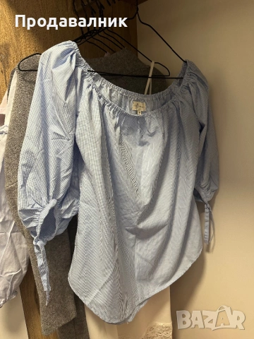 Блузка Reserved с връзки на ръкавите 