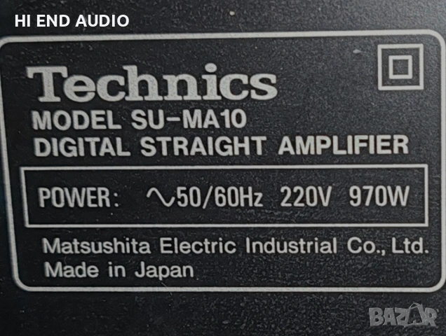 Technics Digital Straight Amplifier SU-MA 10, снимка 10 - Ресийвъри, усилватели, смесителни пултове - 55086632