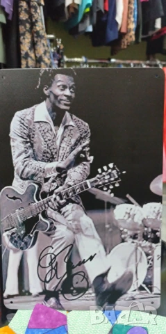 Chuck Berry- метална табела(плакет), снимка 3 - Китари - 55247779