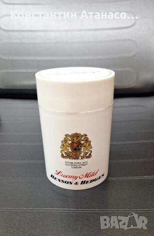 Корекомска цилиндрична кутия за цигари, снимка 3 - Колекции - 55002099