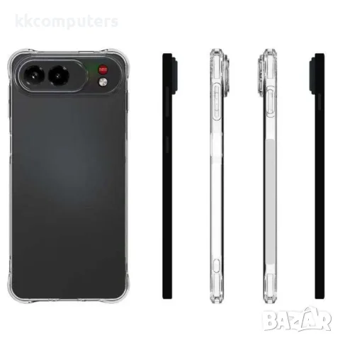 За ZTE nubia Air Pro Удароустойчив TPU Калъф със Скрийн Протектор – Прозрачен, снимка 5 - Калъфи, кейсове - 55376493