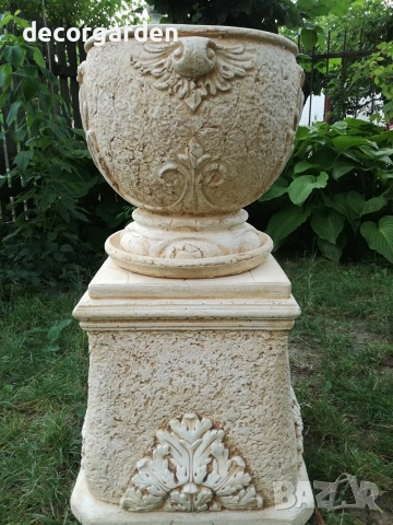 117. Кашпа Антик листо, снимка 4 - Саксии и кашпи - 55276180