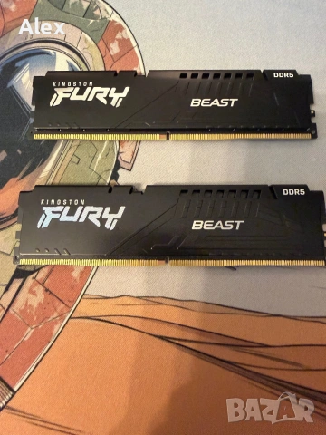 Продавам 2 × 32GB Kingston FURY Beast DDR5 KF560C30BB-32