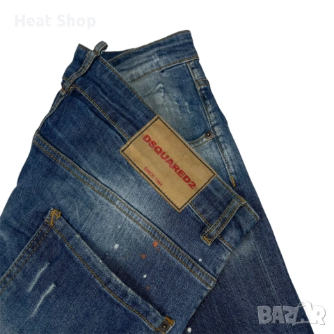 Мъжки дънки Dsquared2 Sexy Twist Slim Jeans, снимка 5 - Дънки - 54755830