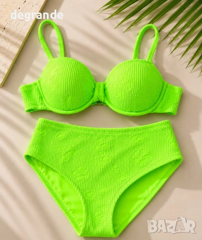 ⛱️Дамски Бански цвят Неон