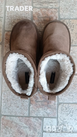 Дамски топли боти ботуши в стил UGG, снимка 7 - Дамски апрески - 43224024