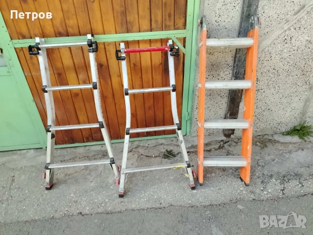 Алуминиева Altrex съъваема стълба 4.10 до 150 кг, снимка 2 - Други инструменти - 54220738