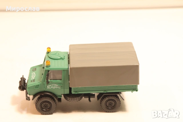 ROCO H0 1/87 MERCEDES UNIMOG КОЛИЧКА КАМИОН МОДЕЛ, снимка 2 - Колекции - 54076357