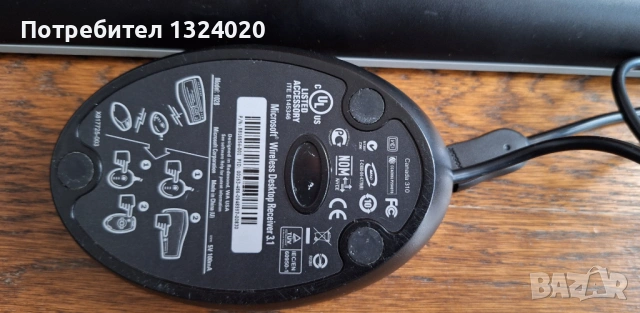 Клавиатура безкабелна Microsoft модел 1356, снимка 5 - Клавиатури и мишки - 54118507