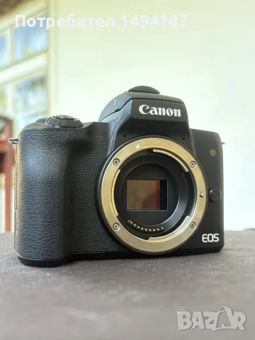 Canon EOS M50 пълен комплект, снимка 2 - Фотоапарати - 55388930