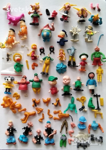 Стари играчки от шоколадови яйца - Киндер - Kinder Surprise, снимка 2 - Колекции - 32941271